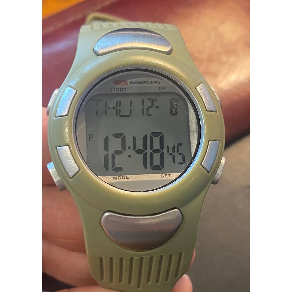 Green 45mm Bowflex Sports Watch Excellent Condition